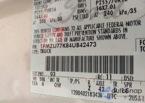 2004 Ford Explorer Sport Trac Adrenalin/Xls/Xlt z USA, uszkodzony, nr VIN 1FMZU77K84UB42473